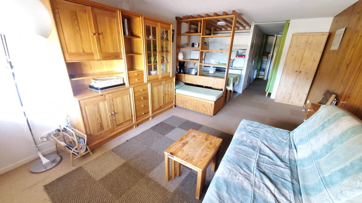 Besse-et-Saint-Anastaise Apartment | STUDIO CABINE au coeur de la station de ski (202D paill)