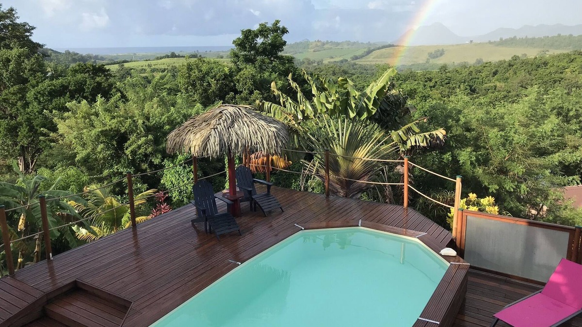 Sainte-Luce Apartment | Studio Frégate, in the heart of the Caribbean, sea view and pool, Ste Luce