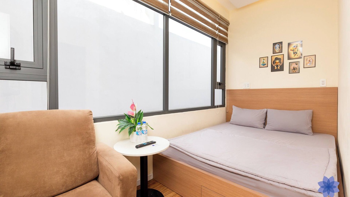 Tan Binh Apartment | Studio in Modern building with AC; Kitchen; 1.3km from TSN airport