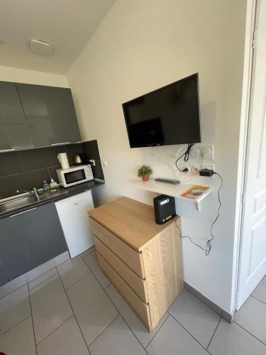 Porte Des Alpes - Mi Plaine - Manissieux Apartment | Studio L'Olivier 1 St Priest -Proche Université Lyon 2