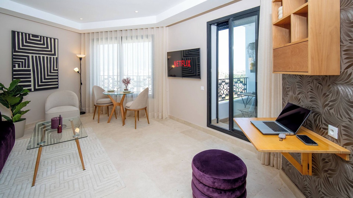 Gauthier Apartment | Studio luxe au Coeur de Casablanca Qrt Gauthier