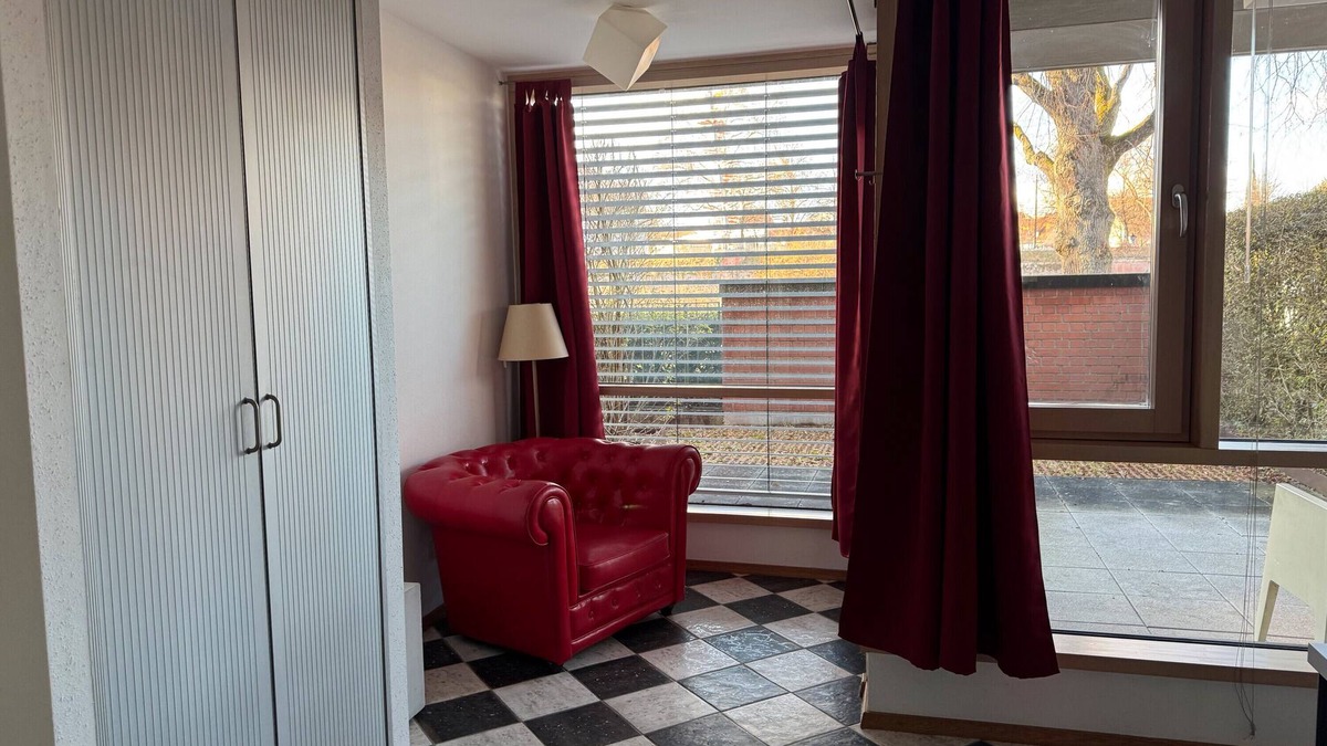 Neu-Ulm Apartment | Studio 'Mit Donaublick 4' with Private Terrace, Private Garden and Wi-Fi