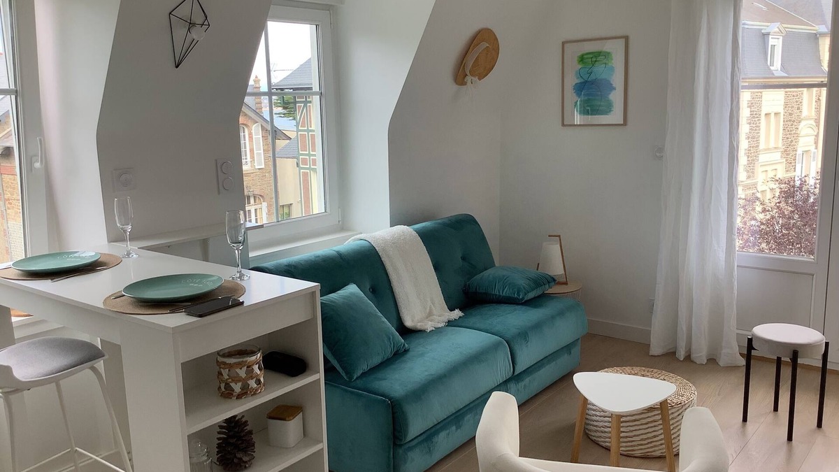 Dinard Apartment | Studio near beach Dinard