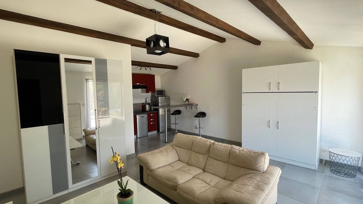 Lancon-Provence Apartment | Studio Provençal Avec Terrasse