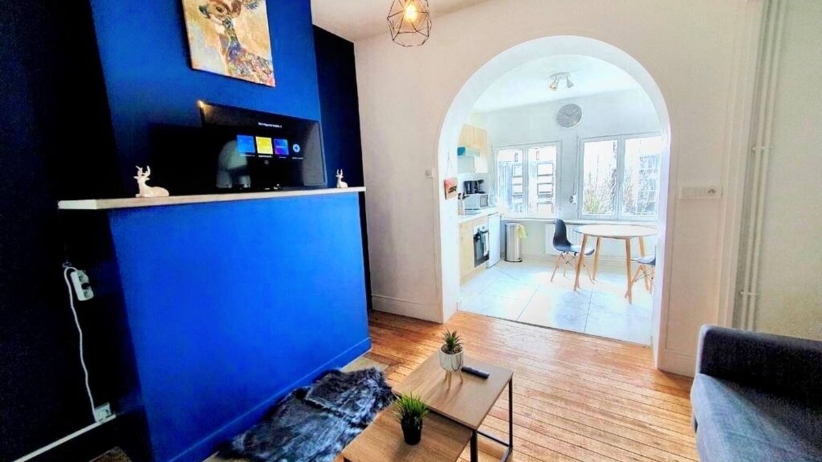 Boulogne-sur-Mer Apartment | Studio Rénové/wifi/équipé Nausicaa/plage/port