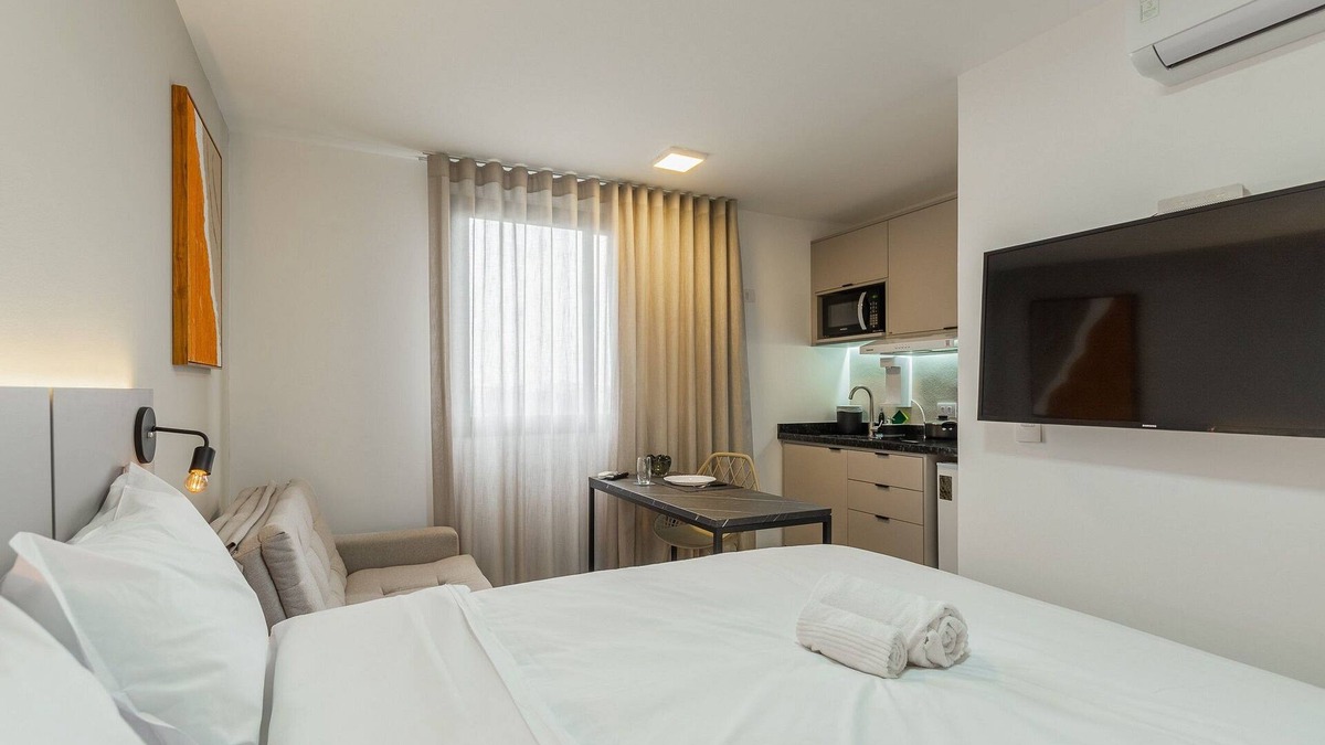 Prado Velho Condo | Studio simple 1 double bed