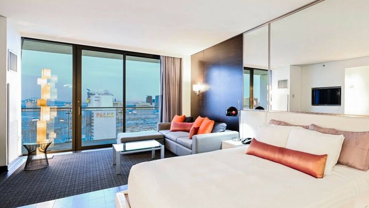 Las Vegas Apartment | Studio Strip View w/Open Balcony | at Palms Place