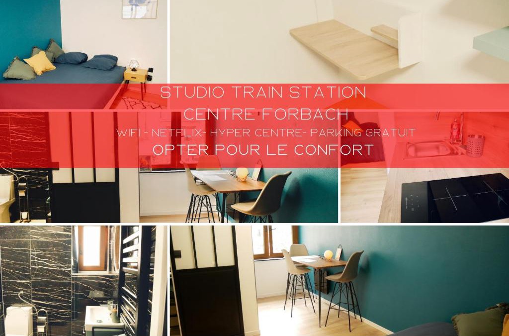 Forbach Apartment | Studio - WIFI - Train Station - Love Bridgi home