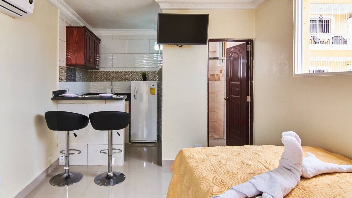 Corales del Sur Hotel | Studio with Full Kichenette, Terrace, Los Corales del Sur, Santo Domingo Este