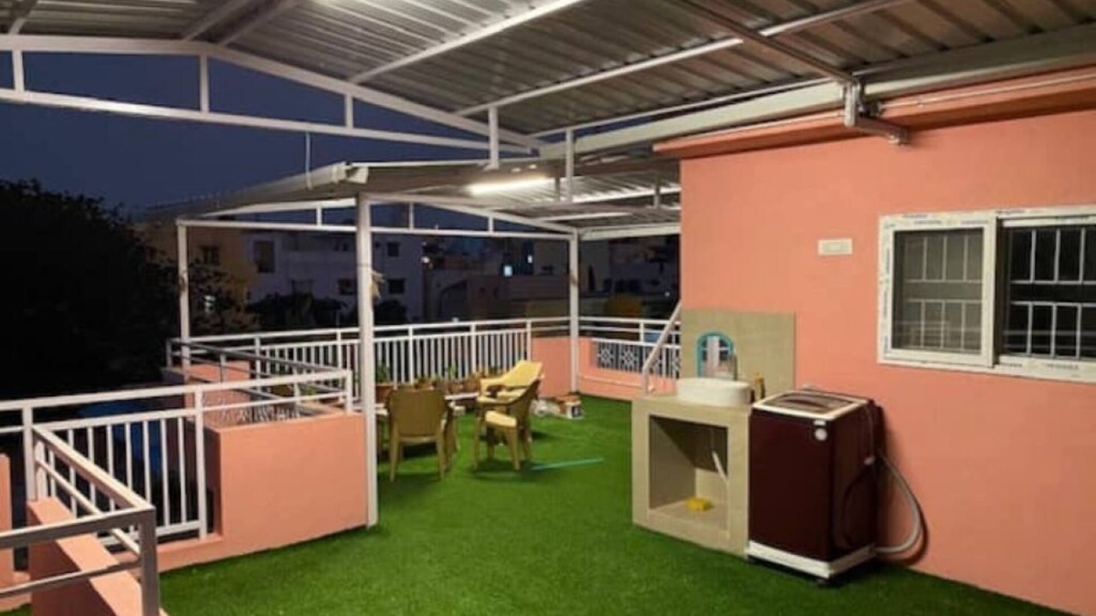 Chamundi Nagar Apartment | Studio with large patio - only - girls and couple