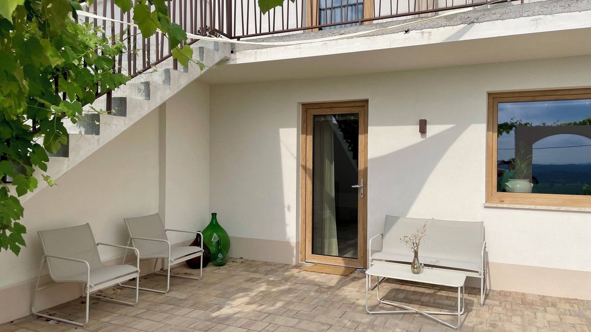Sempas Apartment | Studio with private terrace, great views and stylish interior in Vipava Valley