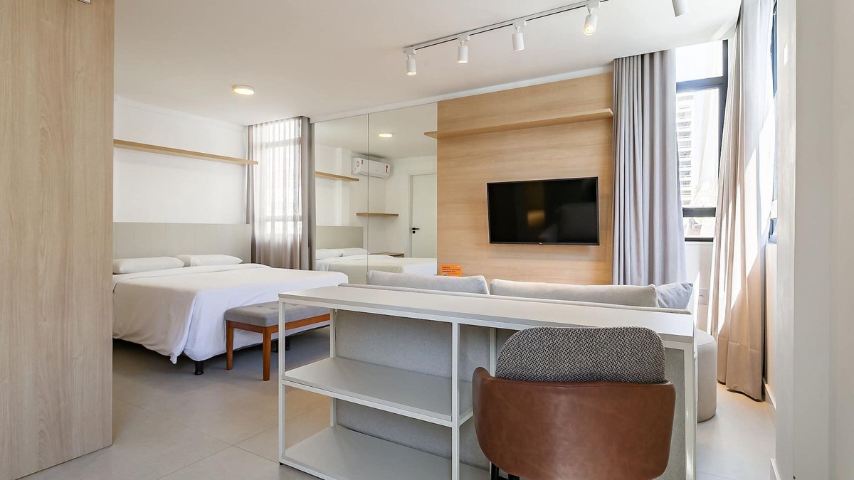 Centro Apartment | Studio with Washer, Living Room and Kitchen