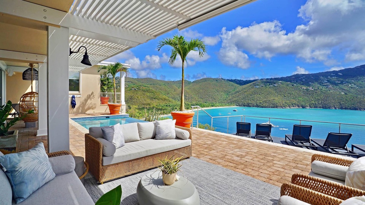 Estate Peterborg Villa | Stunning 360° Views of Magens Bay, St.John & BVI's. Luxury 6 bedroom villa