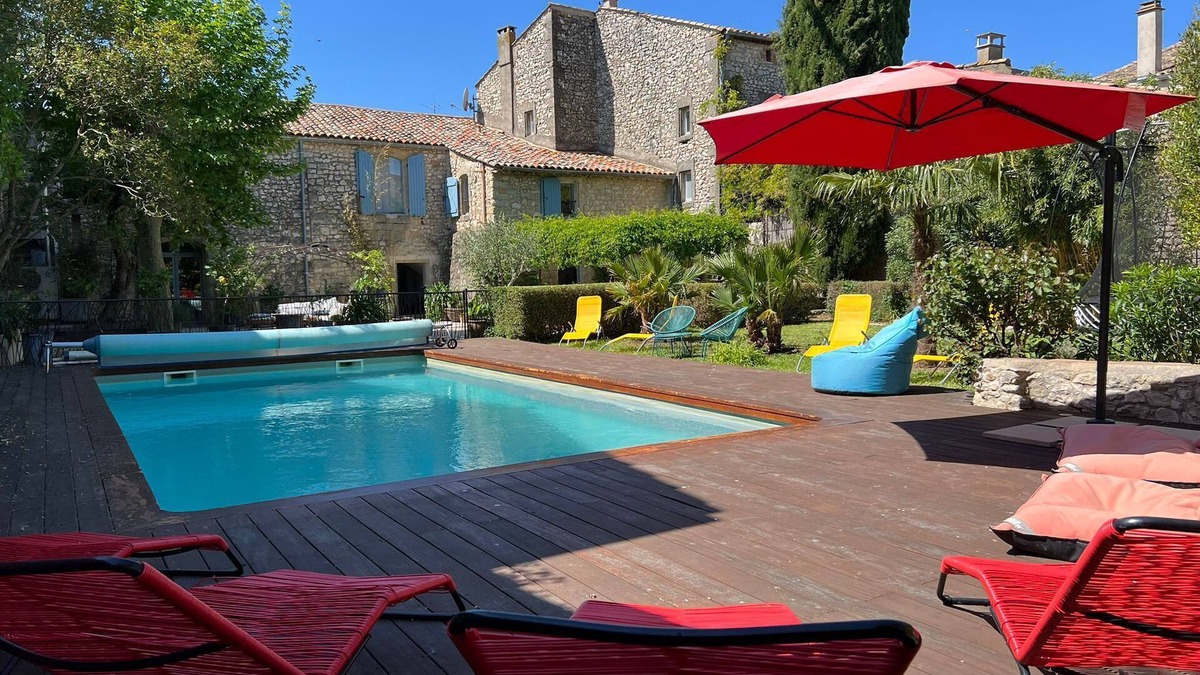 Combas House | Stunning A/C Fully Renovated 18th c House w/heated Pool in traditional village