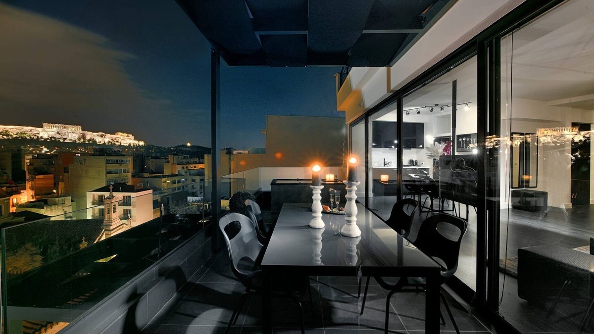 Psirri Villa | Stunning Athens Penthouse | Historic Centre Location | Ater Albus Luxury Loft |.