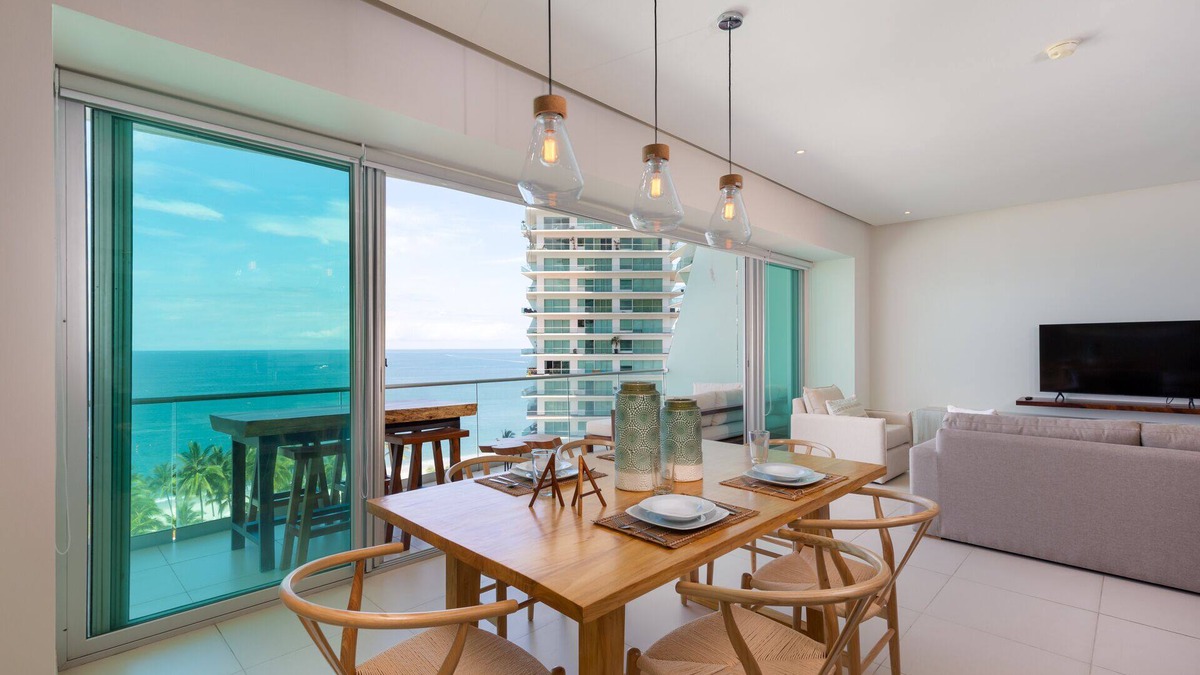 North Hotel Zone Condo | Stunning beachfront condo with AMAZING views! 2 Bedroom+den, 3 Bathrooms
