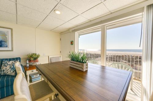 Wildwood Crest Apartment | Stunning Beachfront Condo with Panoramic Ocean View