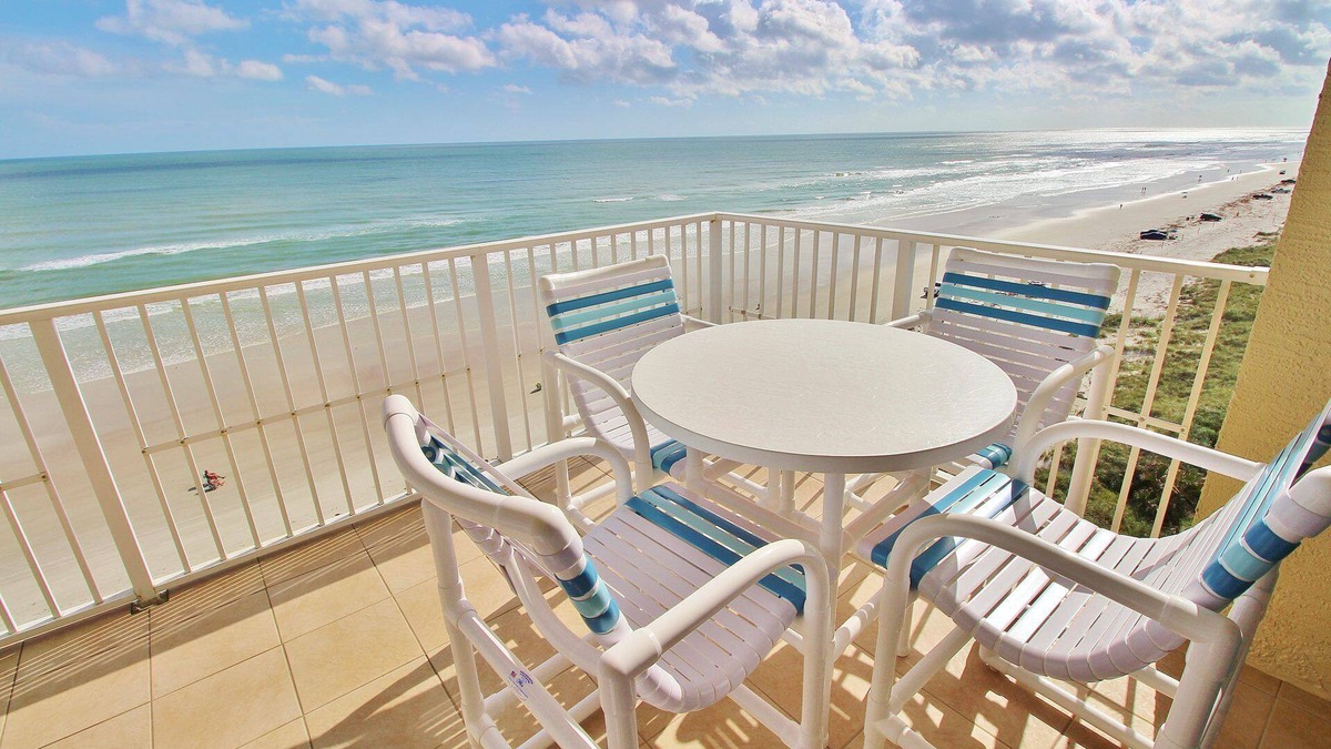 New Smyrna Beach Condo | Stunning Corner Unit in Malibu with Beautiful Ocean Views from the Balcony