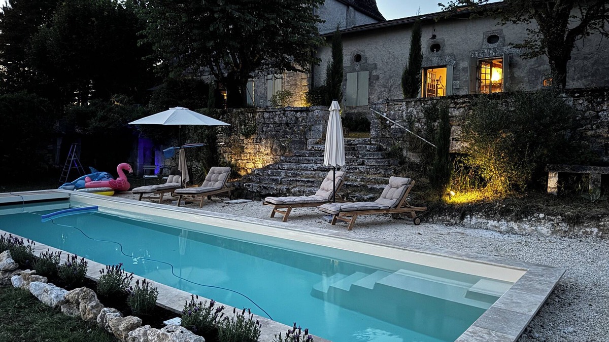 Quinsac Other | Stunning French luxury Farmhouse, newly renovated, heated 10 m x 3 m lap pool