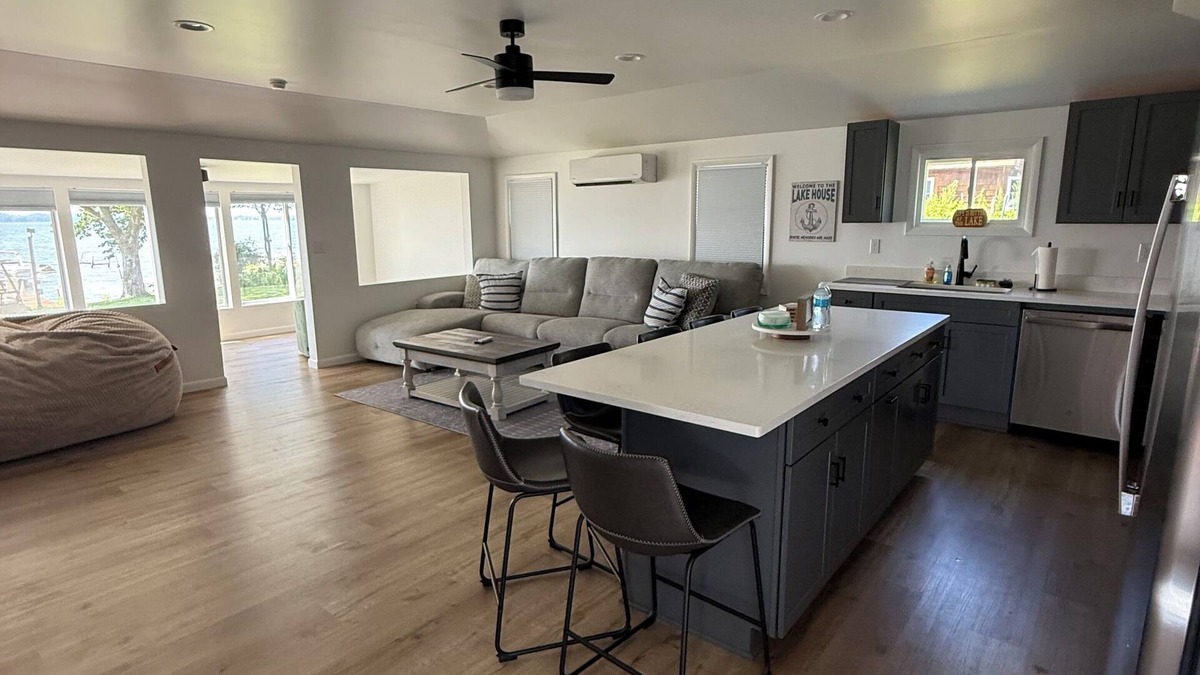 Sandy Creek House | Stunning fully remodeled 3 bedroom, 2 bath house directly on North Sandy Pond