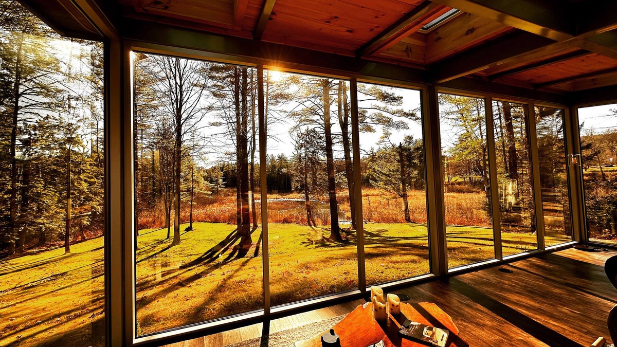 Guilford House | Stunning Glass House nestled in the Vermont wilderness!