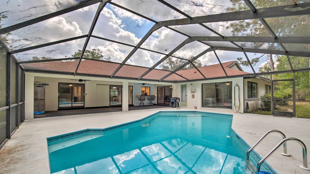 Sugarmill Woods House | Stunning Homosassa Getaway w/Private Pool!