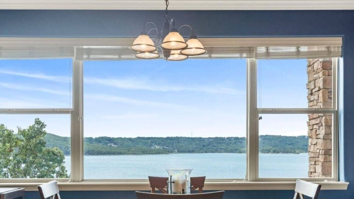 Hollister Condo | Stunning Lakefront Condo with Scenic Views and Proximity to Premier Attractions!