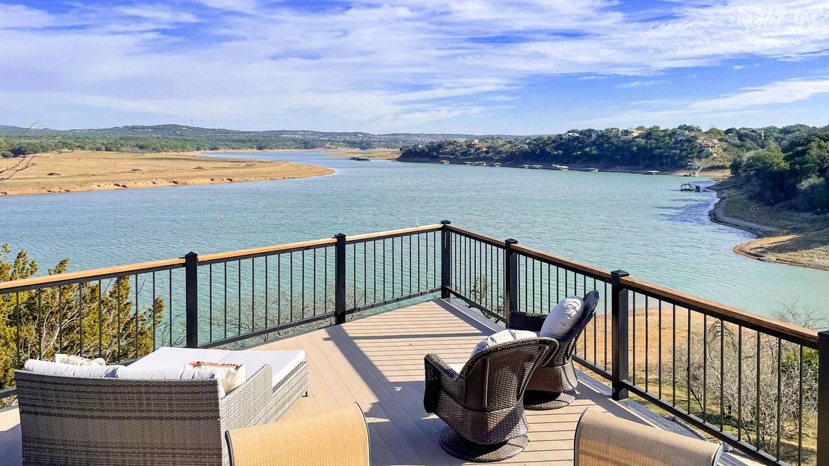 Spicewood House | Stunning lakefront home with 2 patios, chef's kitchen, & lake access