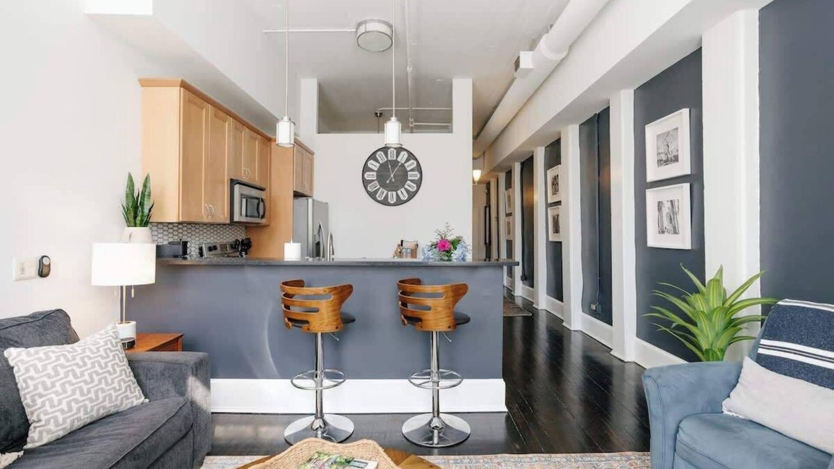 Historic District - North Condo | Stunning Loft in Historic District-Walk Everywhere