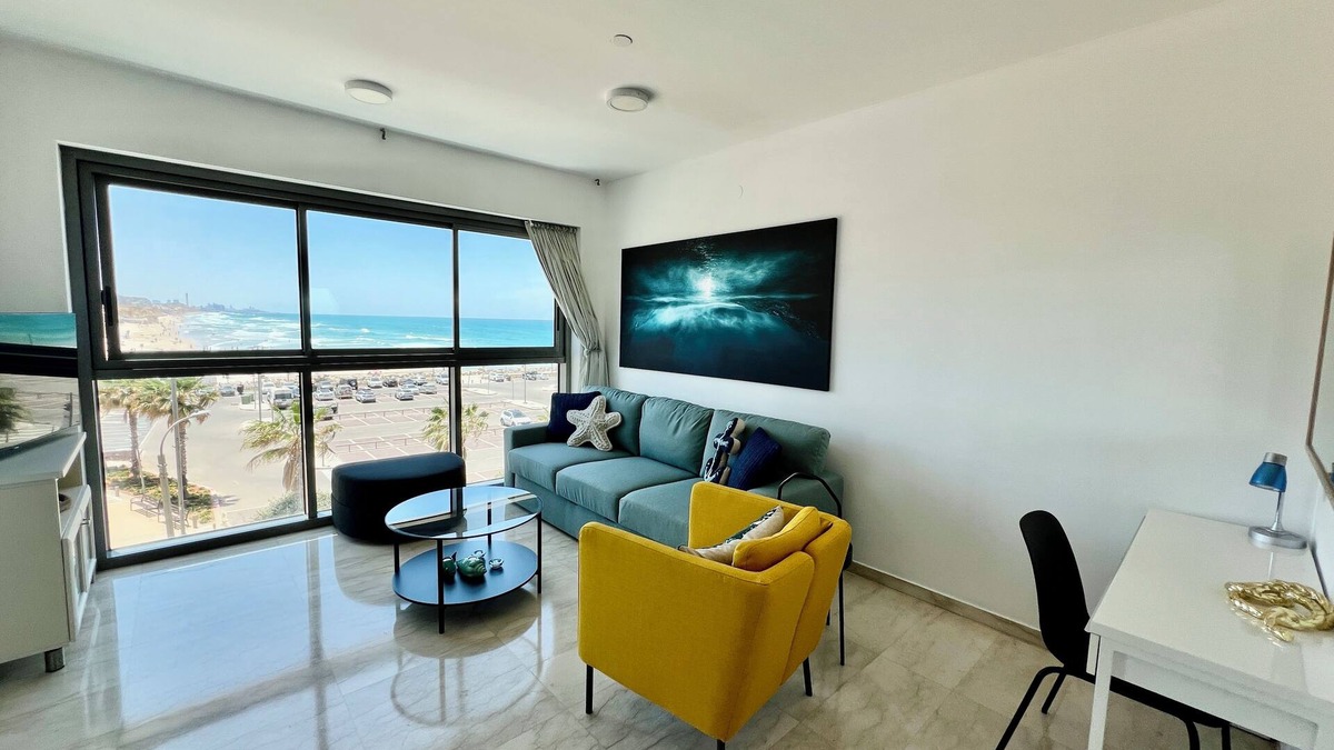 Herzliya Pituach Condo | "Stunning sea and beach view apartment Herzeliya Pituach beach"