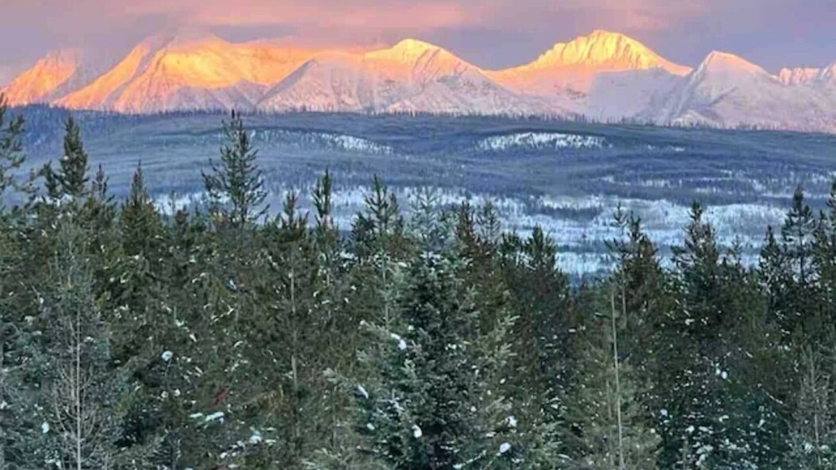Polebridge Cabin | Stunning View of Glacier Park, from Cabin & Wall tents designed for Large Groups