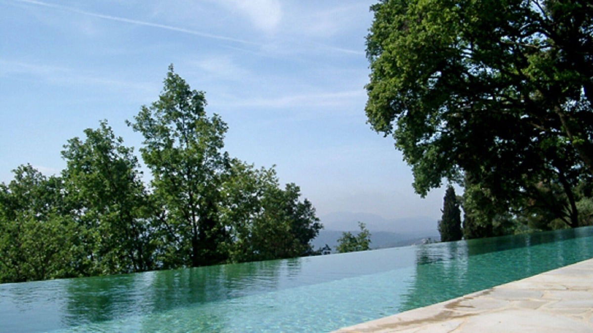 Le Tignet House | Stunning view of the Mediterranean Sea, 20m infinity pool, separate pool house