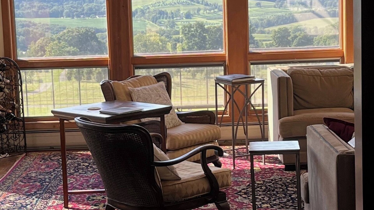 Copake Falls House | Stunning views & charming spacious 4-BR home pool and fireplace in Copake Falls