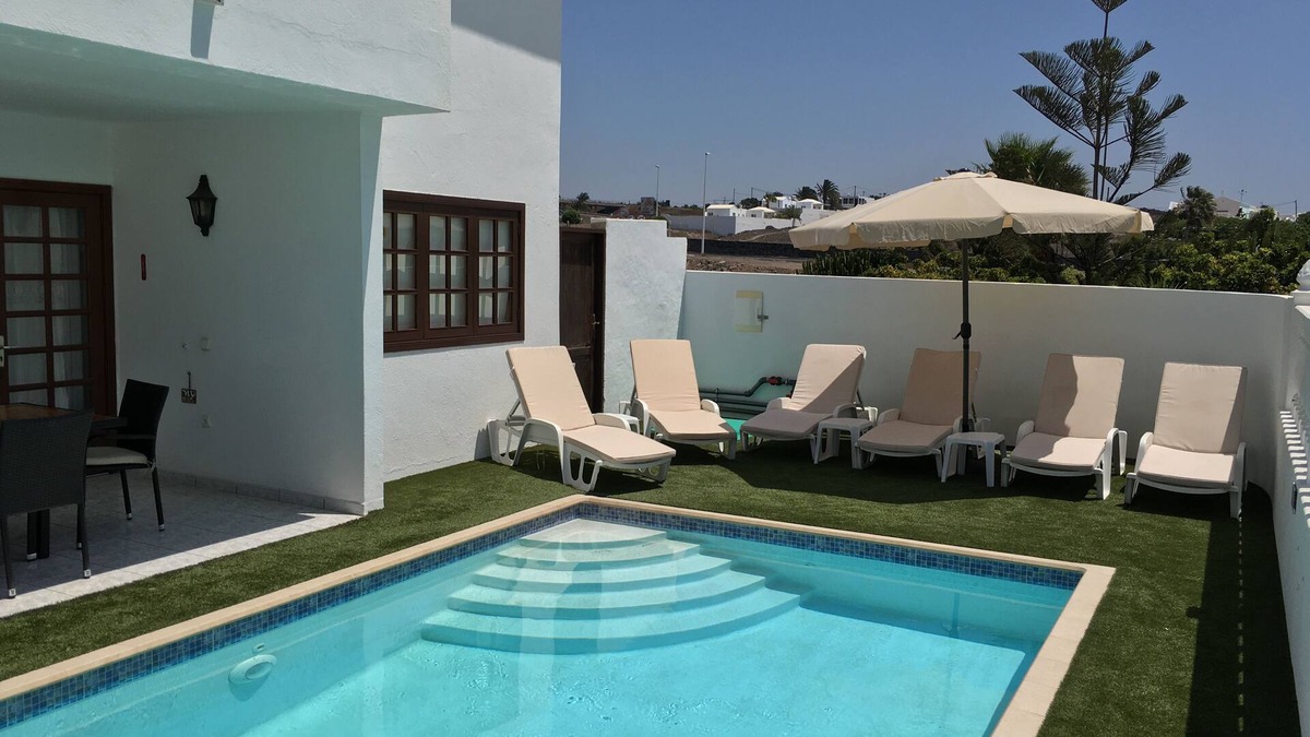 Puerto del Carmen Villa | Stunning Villa Margarita. Excellent location in Puerto Del Carmen with sea view