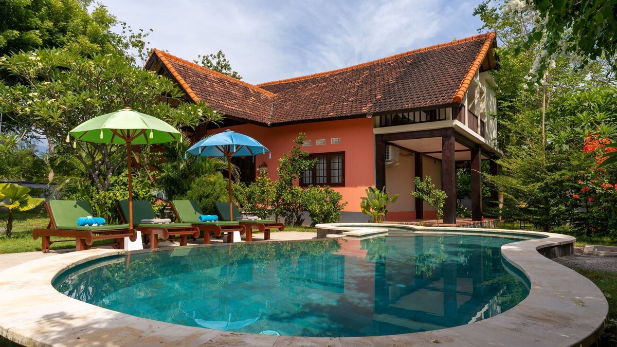 Abang Villa | Stunning villa, quiet retreat, nice volcano view