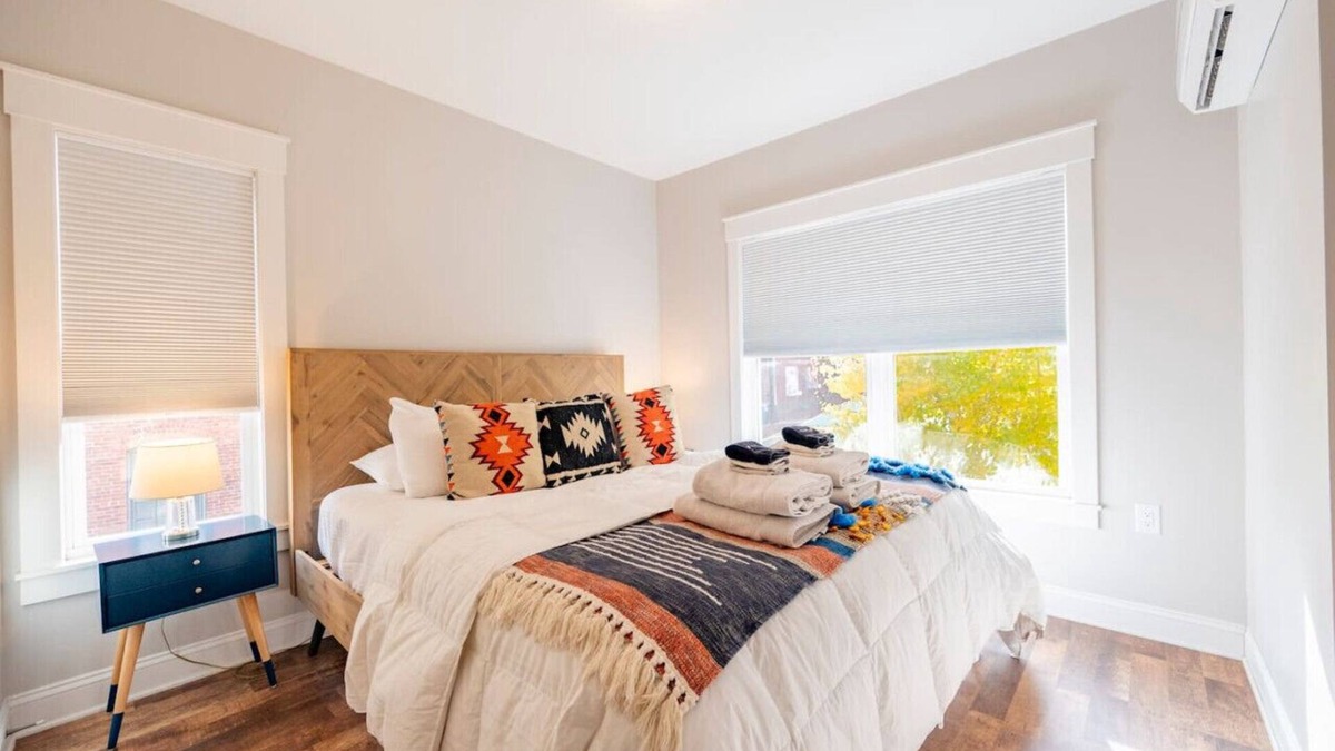 Central Business District Apartment | *Stylish 1BR Getaway w/KING Bed + Patio + Wi-Fi