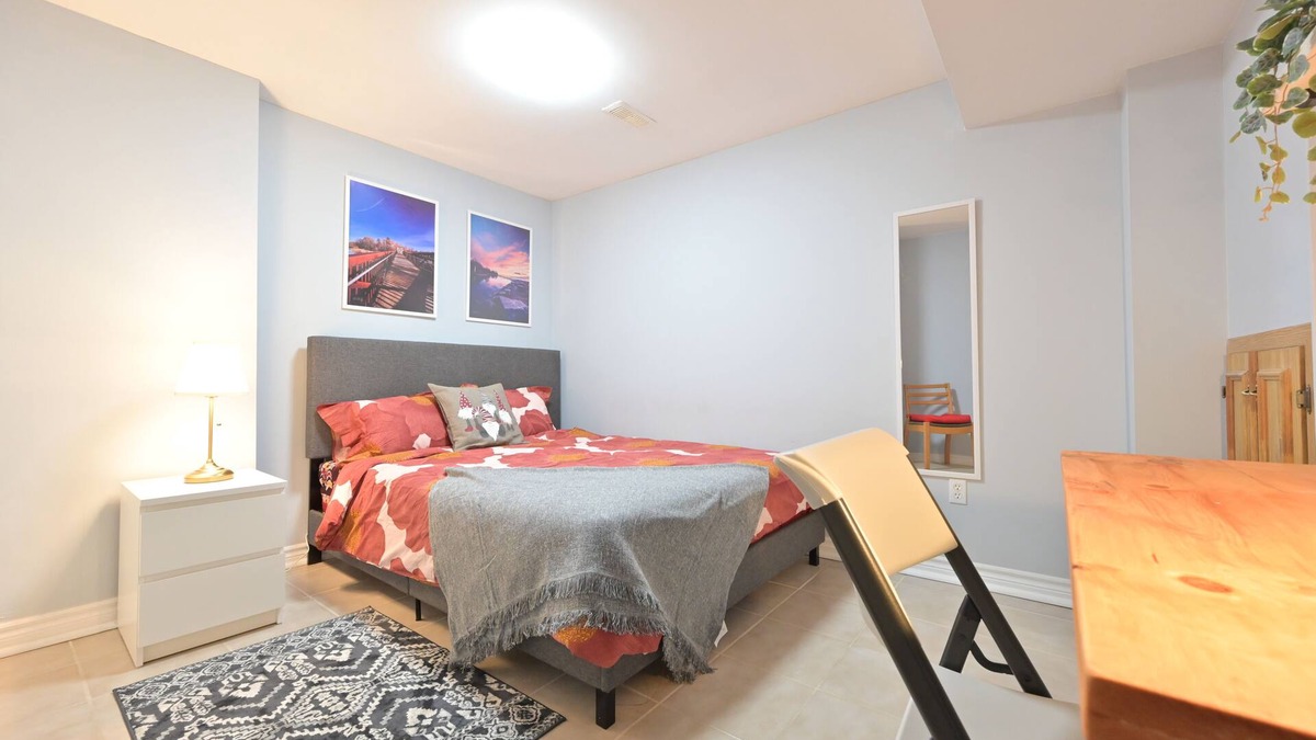 Pickering Apartment | Stylish 2BR: w/free parking & streaming!