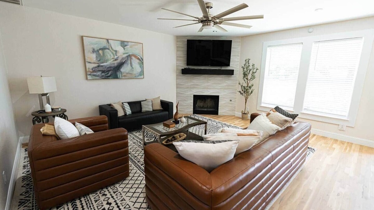 Forney House | Stylish 4BR Retreat | In DFW | Quiet Street + Office & Yard