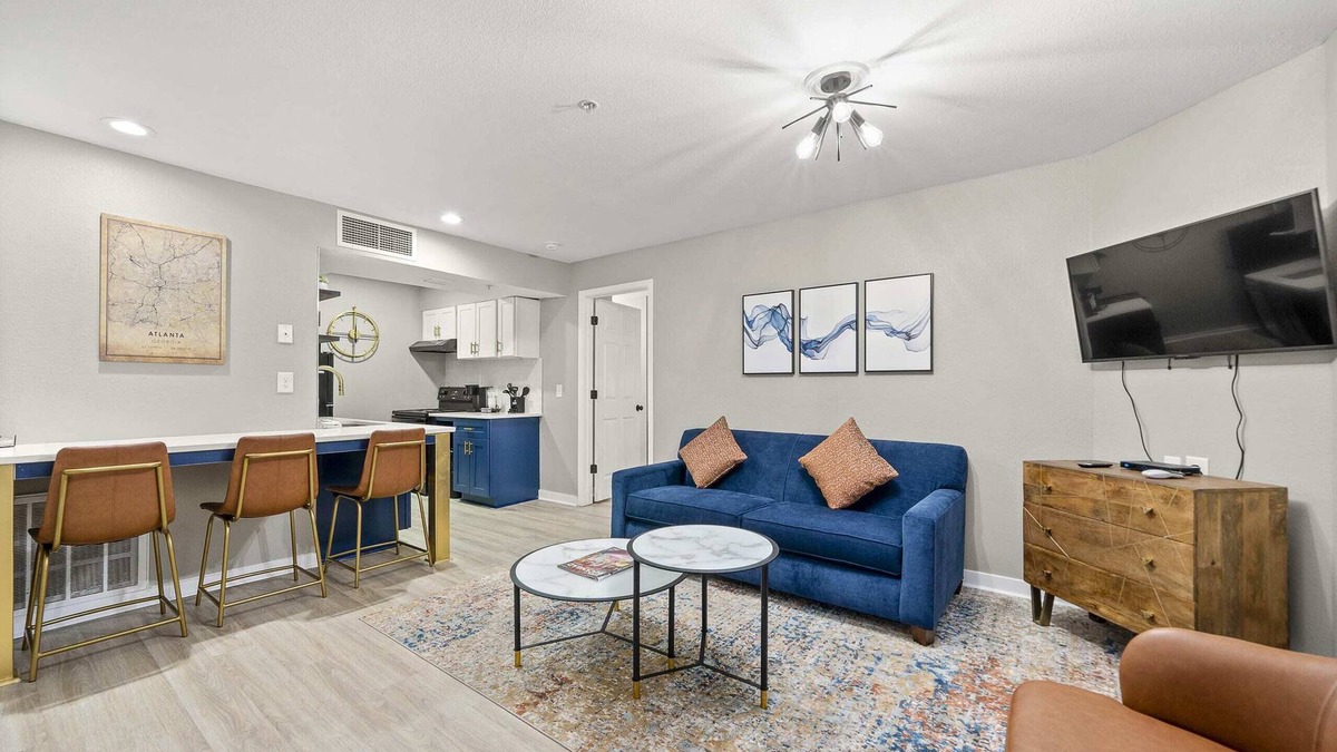 Buckhead Village Apartment | Stylish Buckhead Condo: Your Urban Getaway in ATL.