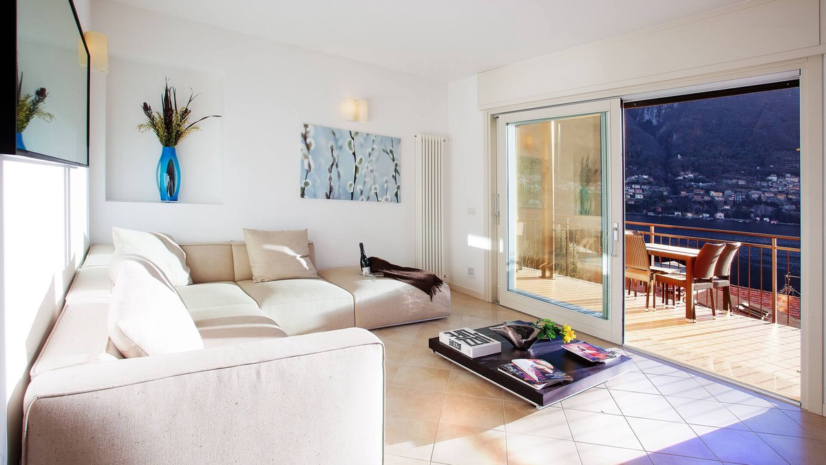 Laglio Apartment | Stylish Lake View Garden Apartment in Laglio with pool by Italian Apartments.