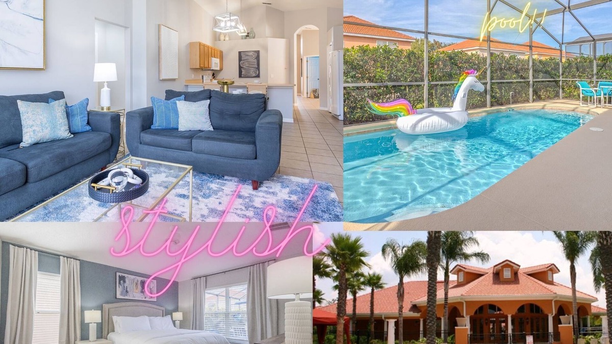 Solana House | Stylish Resort Villa: 5bd - Disney - Games - Golf
