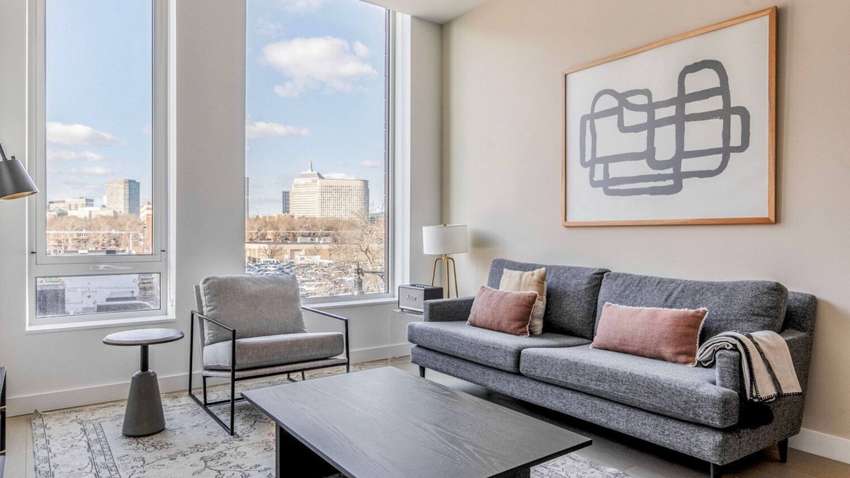 Columbus Park - Andrew Square Apartment | Stylish South End Studio w/W/D & Gym, nr Whole Foods, by Blueground