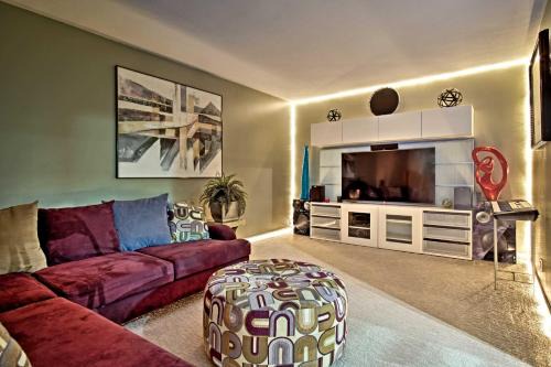 Southfield House | Suburban Detroit Home with Porch, Yard and Fire Pit!