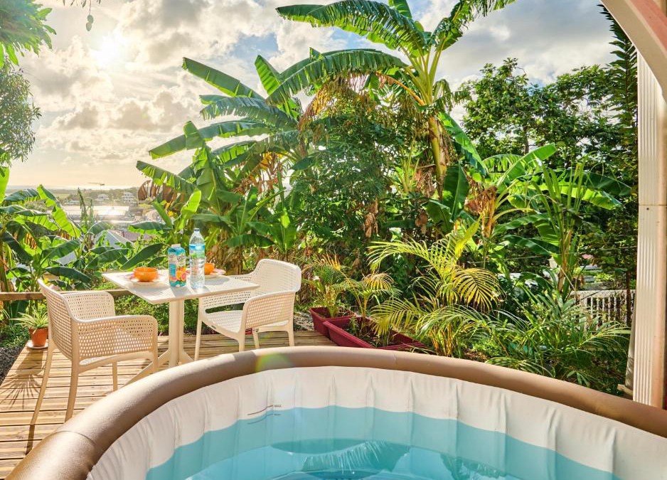 Ducos Apartment | Suite cosy avec jacuzzi et jardin - BED AND COFFEE CITY