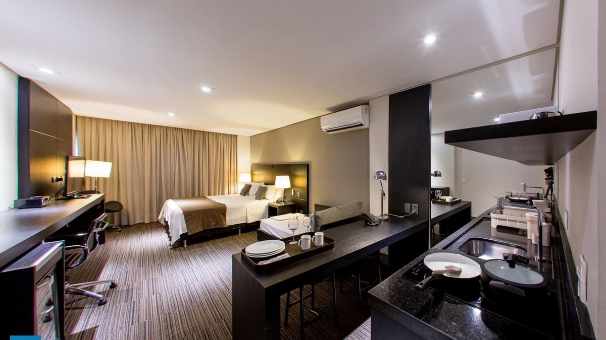 Reboucas House | Suite Double with kitchen by ¼ UmQuarto 4-PR.