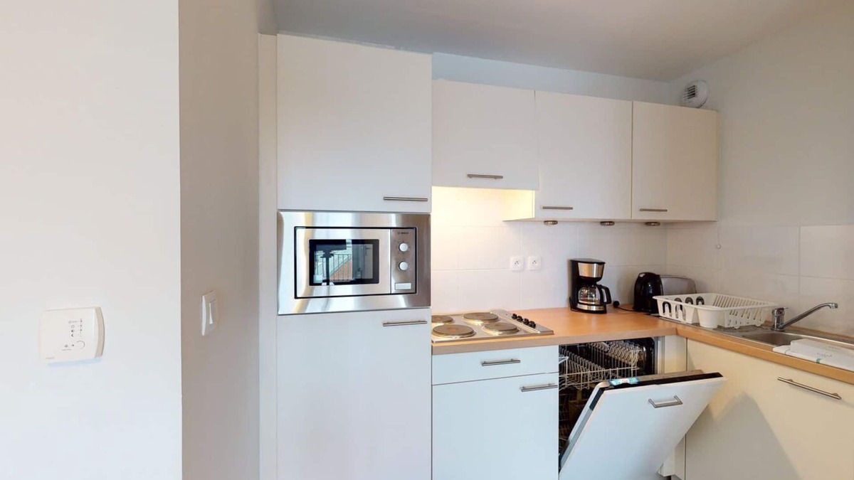 Bray-Dunes House | Suite for 4 people with one room with a double bed & one bunk bed