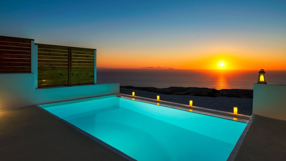 Vourvoulos House | Suite Sea View with Loft & Private Pool - Siete Mares Luxury Suites