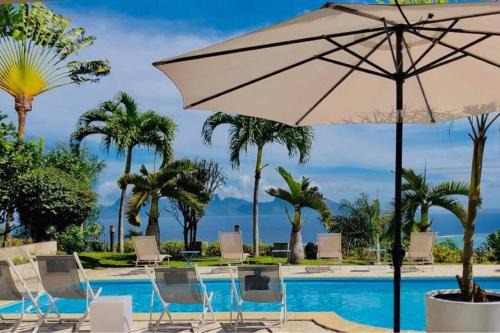 Punaauia Apartment | Suite totalement équipée avec vue imprenable!
