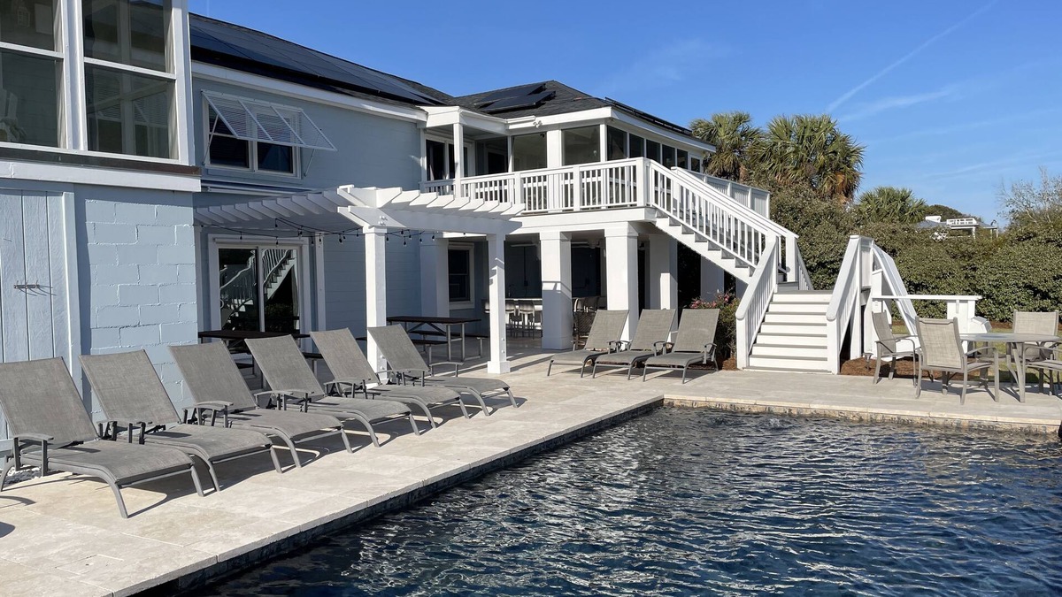 Sullivan's Island House | Sullivan's Island Oceanfront Home with Pool. Summer Friday-Friday
