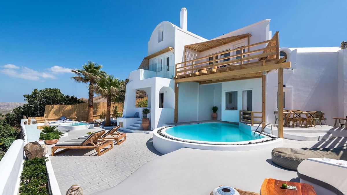 Akrotiri Villa | Summer Lovers Villa with Outdoor private pool and Private Spa